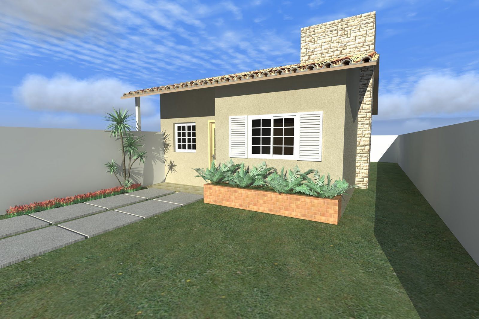 Baixe o projeto de uma Casa com 2 quartos (52,25m²) – ReforMAIS